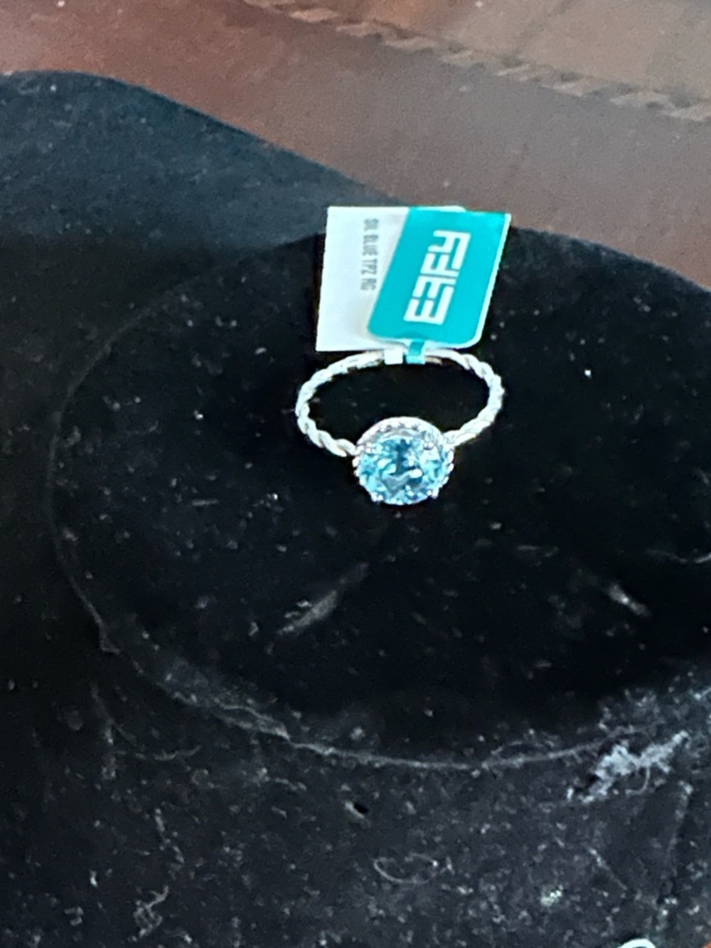 Effy Blue Topaz Twist Band Ring - Picture 14 of 14